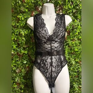 PrettyLittleThing Black Lace lingerie